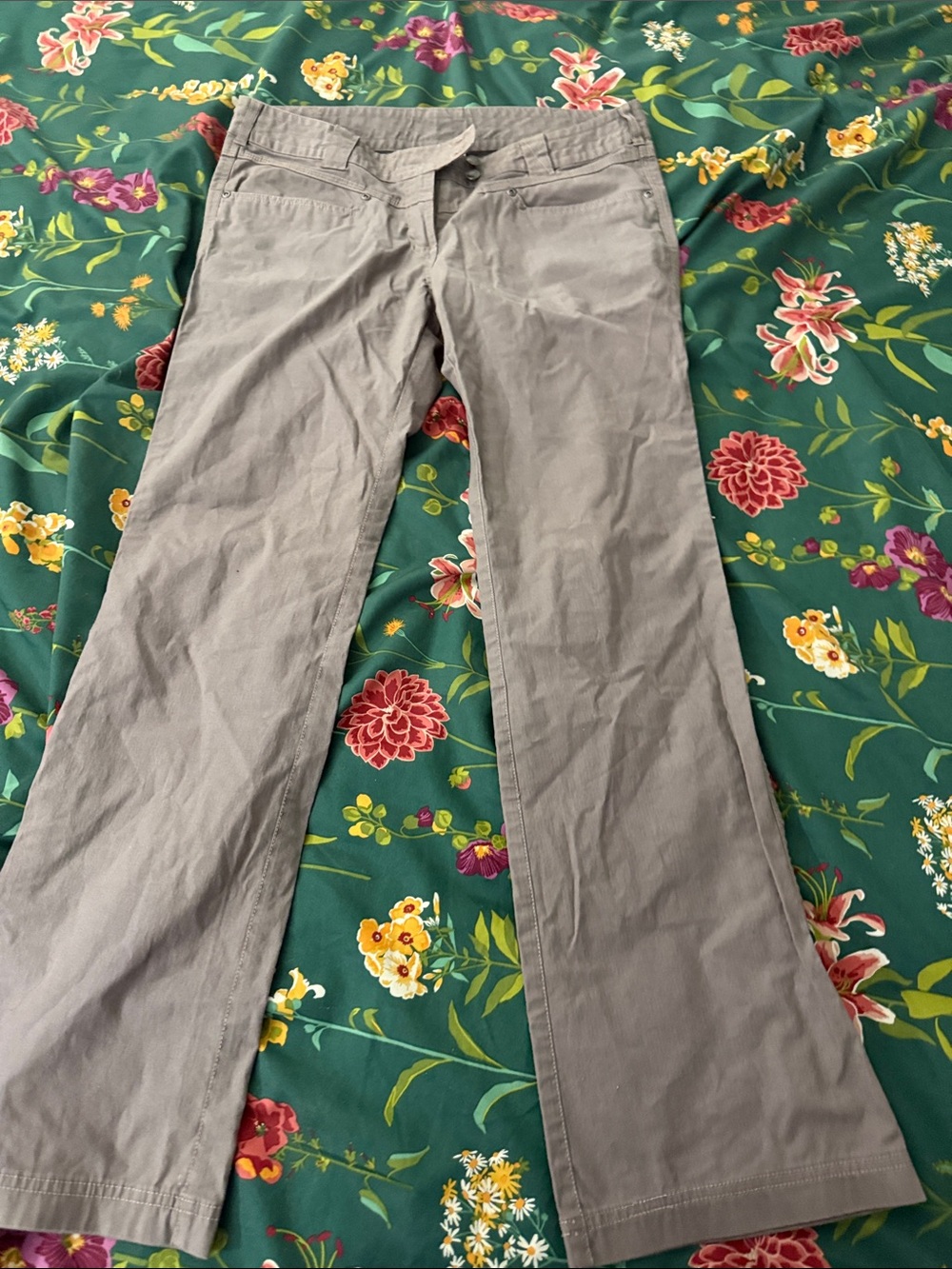 Exofficio Gray Wide-Leg Jeans